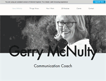 Tablet Screenshot of gerrymcnulty.com